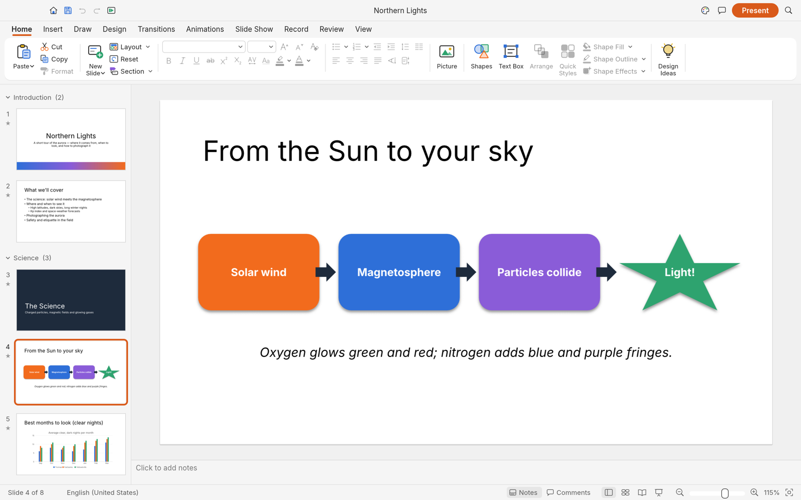 DeckCraft presentation editor screenshot